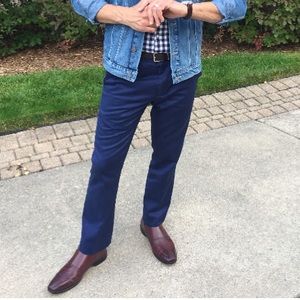 Bonobos blue weekday warrior slim fit chino 32/28